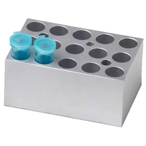 Benchmark Scientific BSH100-15 Block for MyBlock™ Dry Baths, holds (15) 1.5ml Centrifuge Tubes