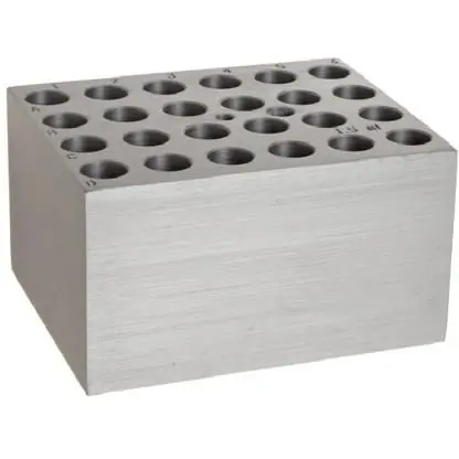 Benchmark Scientific BSW1500 Block for Dry Baths, holds (24) 1.5ml Conical Centrifuge Tubes