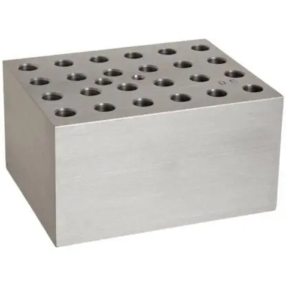 Benchmark Scientific BSW1520 Block for Dry Baths, holds (24) 1.5ml or 2.0ml Centrifuge Tubes