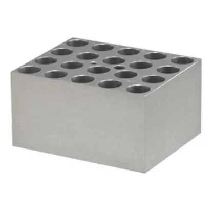 Benchmark Scientific BSW13 Block for Dry Baths, holds (20) 12mm or 13mm Test Tubes