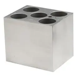 Benchmark Scientific BSW50 Block for Dry Baths, holds (5) 50ml Centrifuge Tubes