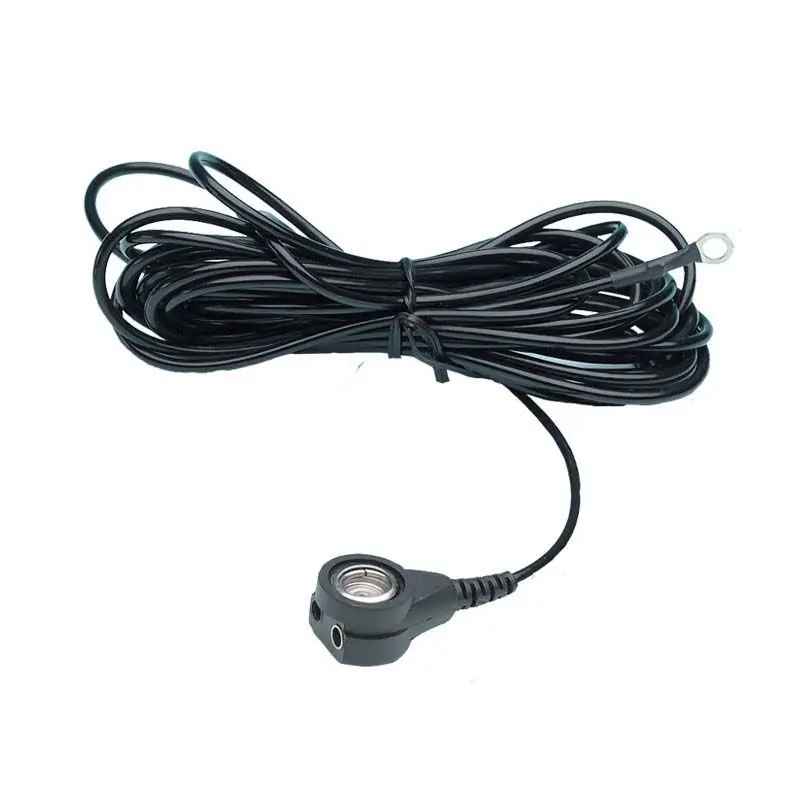 Statico S1050F Common Point Mat/Wrist Strap Grounding Cord with 1 MegOhm Resistor & 10mm Female Snap, 15‘