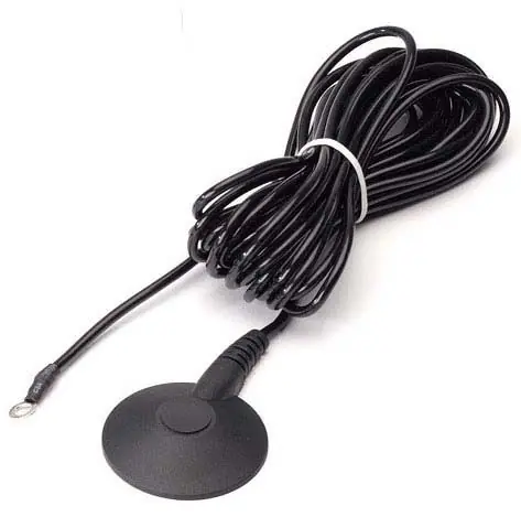 Statico S1040M Mat Grounding Cord with 1 MegOhm Resistor & 10mm Male Snap, 15‘