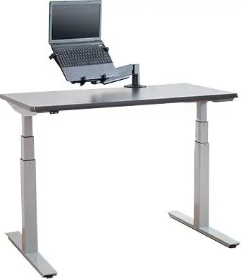 ergoCentric upCentric 2-Leg Standing Work Table with 23.5"-50" Height Range