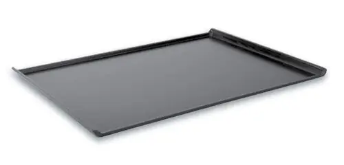 StatPro 600000-5167 Conductive ESD Shallow Tray with Drop Ends, Black, 23.88" x 29.88" x 1.5"