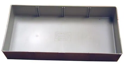 Vidmar BN25816 Plastic Bin, 12.25" x 6.13" x 2.125"