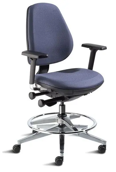 BioFit MVMT Pro Series Desk Height Chair with Black Reinforced Nylon Base