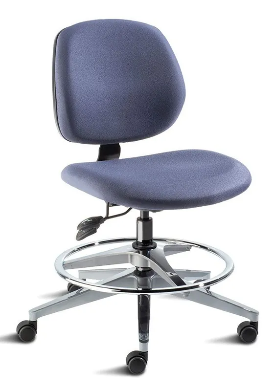 BioFit MVMT Tech Series Classic Mid Height Chair with Polished Aluminum Base
