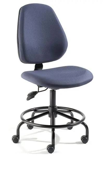 BioFit MVMT Tech Series HD Desk Height Chair with Tubular Steel Base & Attached Footring