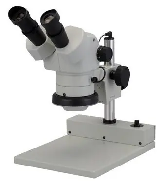 Aven SPZ-50 Stereo Zoom Binocular Microscope with Post Stand & LED Ring Light