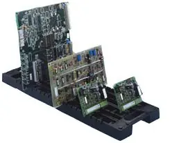 Fancort RA-20CP Rack-All Universal PCB Rack with (20) 0.125"W x 0.325"D Slots & 0.750" Pitch, 7" x 20"