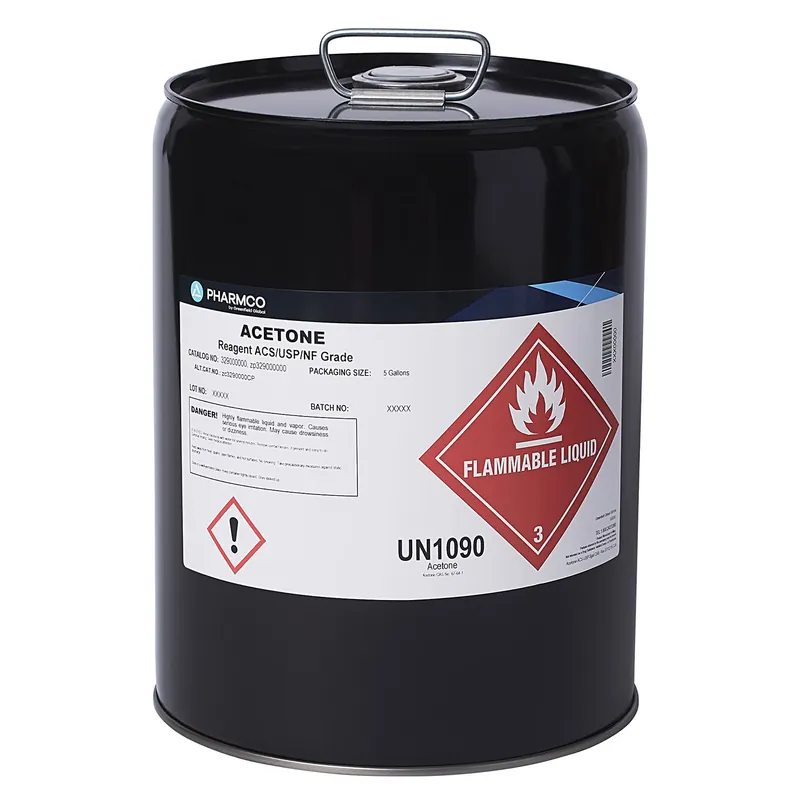 Pharmco Acetone ACS/USP-Grade, 5 Gallon Metal Pail