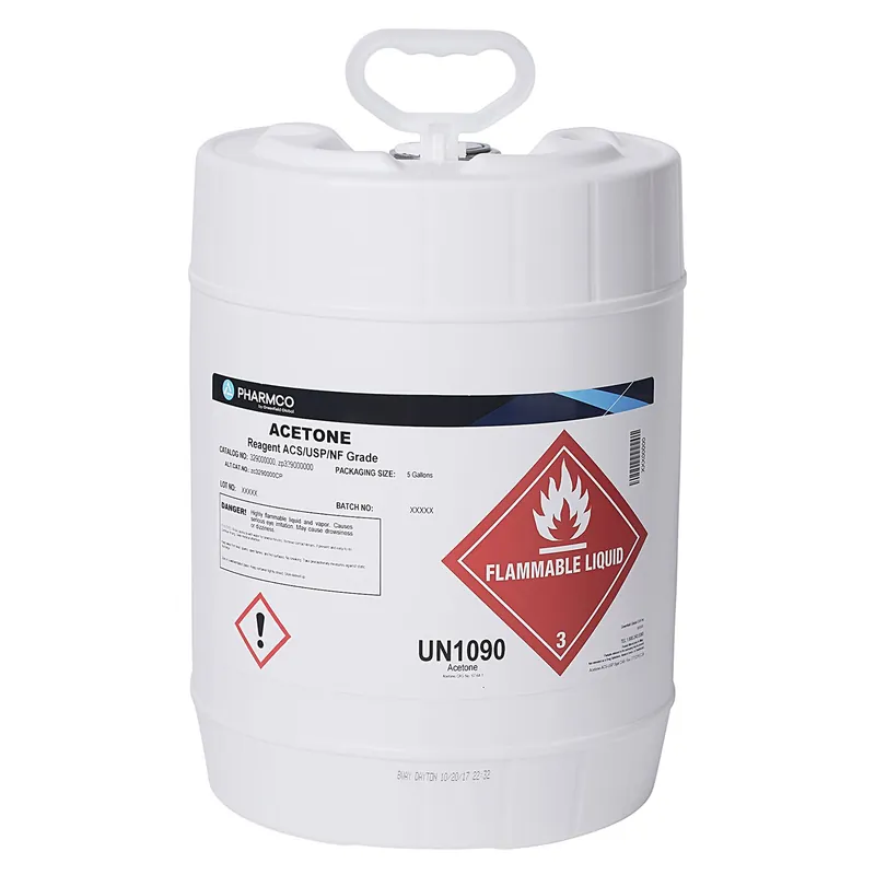 Pharmco Acetone ACS/USP-Grade, 5 Gallon Plastic Pail