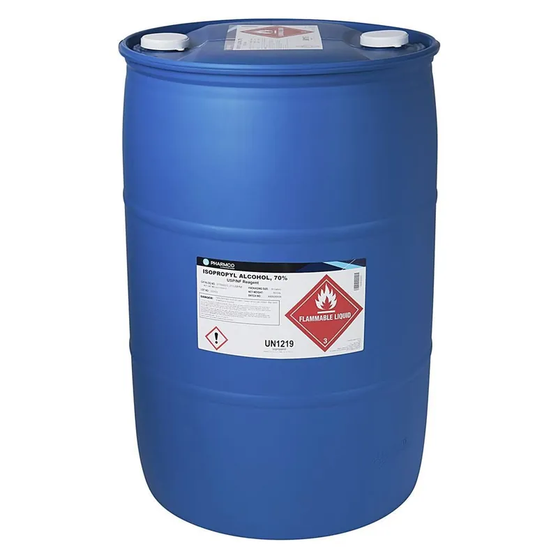 CleanPro® 70% Isopropyl Alcohol (IPA), USP-Grade, 55 Gallon Plastic Drum