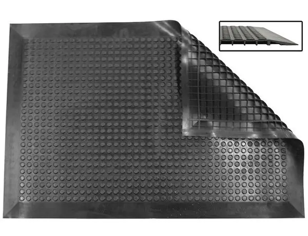 Ergomat ENCS Nitrile Smooth ESD Mat, Black