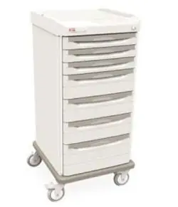 Metro SXRS3310L Starsys Basic Single Wide Locking Cart, 25" x 22.75" x 47.75"