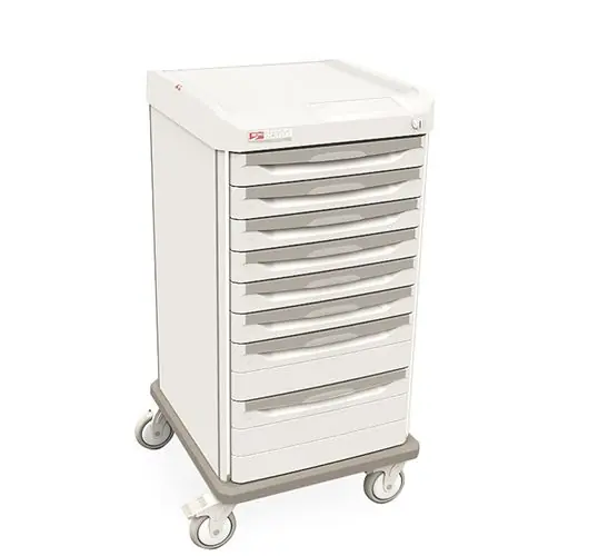 Metro SXRS6110L Starsys Basic Single Wide Locking Cart, 25" x 22.75" x 44.75"