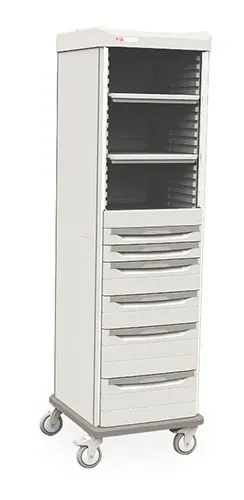 Metro SXRSGS2 Starsys Pre-Configured Mobile Cabinet, 78.3" x 22.8" x 24.9"