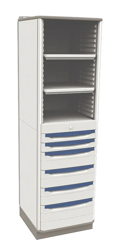 Metro SXRS72TU2 Starsys Pre-Configured Stationary Cabinet, 72.5" x 21.5" x 23.4"