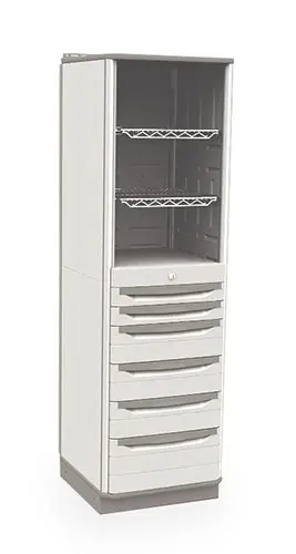Metro SXRS72TUHD2 Starsys Pre-Configured Stationary Cabinet, 72.5" x 21.5" x 23.4"