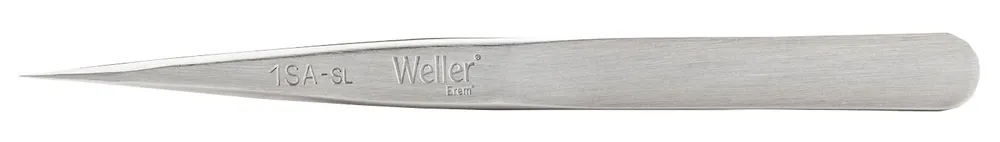 Erem 1SASL Economy Precision Medical-Grade Stainless Steel Tweezer with Straight, Pointed Tips