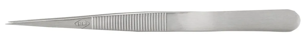 Erem ACSA Precision Medical-Grade Stainless Steel Tweezer with Finger Grips & Straight, Pointed Tips