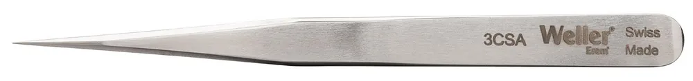 Erem 3CSA Precision Medical-Grade Stainless Steel Tweezer with Straight, Fine, Pointed Tips