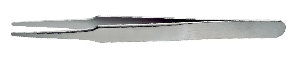 Lindstrom 2A-SA High Precision ESD-Safe Stainless Steel Tweezer with Straight, Blunt Tips