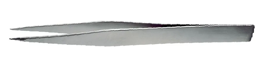 Lindstrom AA-SA ESD-Safe Stainless Steel Tweezer with Straight, Strong, Fine, Pointed Tips