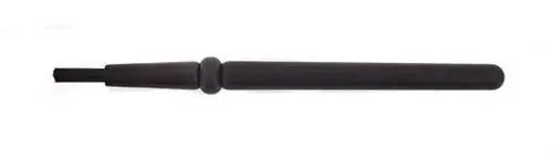 Botron B09920 Small Cleaning Brush with 1/4" dia. Single Bristle Head & Conductive Plastic Handle, 5" OAL