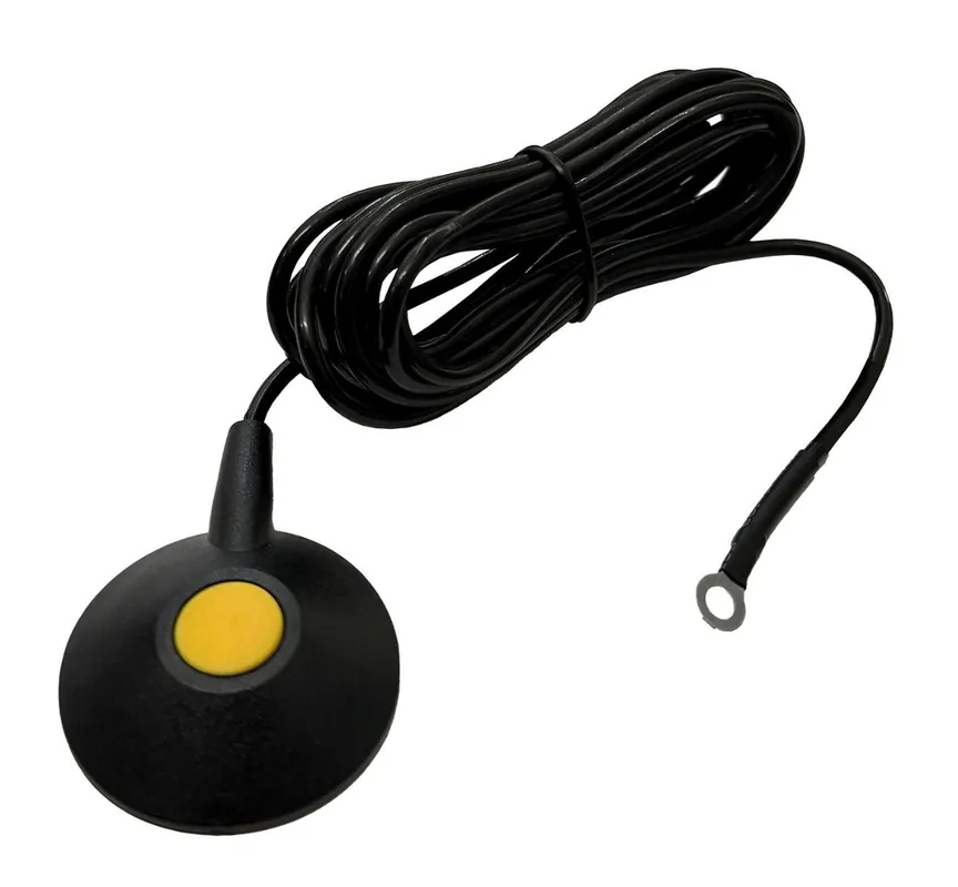 StatPro Low Profile Floor Mat Ground Cord with 10mm Male Stud, 10‘