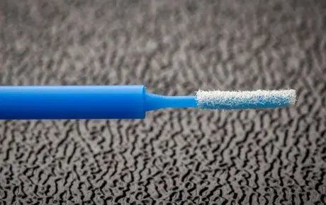 Foamtec HT1009 CleanWIPE® Foam Micro Needle Tip Swab with Flexible Polypropylene Handle, 3" OAL