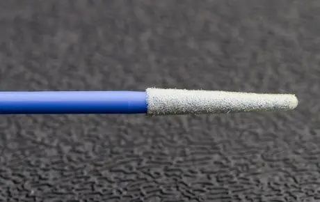 Foamtec HT1048-500 CleanWIPE® Foam Small Blunt Spear Tip Swab with Rigid Polypropylene Handle, 3" OAL