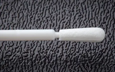 Foamtec HT1902-500 UltraSOLV® ESD-Safe Foam Small Bulb Tip Swab with Semi-Flexible Handle, 3" OAL