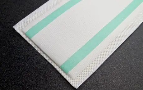 Foamtec FS859SH PharmaMOP® Polyester/Microfiber Foam Head with Sahara™ Foam Strips, 5" x 16"