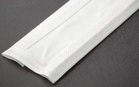 Foamtec FS858EN PharmaMOP® MiraWIPE® Microfiber Mop Head with High Fluid Capacity & EZGlide™ Edge, 5.5" x 16.5"