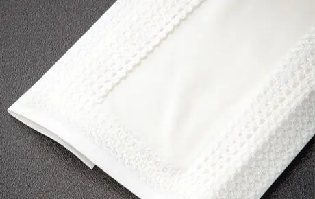 Foamtec FS858ENST PharmaMOP® MiraWIPE® Sterile Microfiber Mop Head with High Fluid Capacity & EZGlide™ Edge, 5.5" x 16.5"