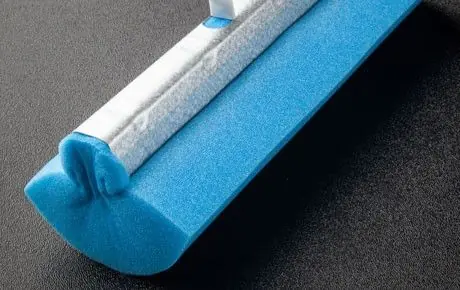 Foamtec FS621-12 UltraMOP™ SW Polyurethane Mop Head with Stainless Steel Bracket, 3.5" x 10"