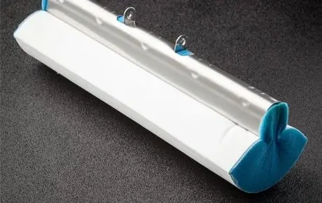 Foamtec FS627-12 UltraMOP™ SW Microfiber Mop Head with Stainless Steel Bracket, 3.5" x 10"
