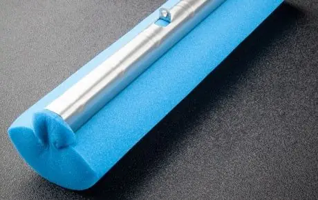 Foamtec FS600ST-12 UltraMOP™ SW Sterile Polyurethane Mop Head with Stainless Steel Bracket, 3.5" x 14"