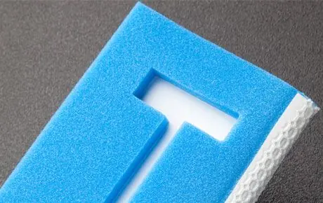Foamtec FS704EN UltraMOP™ III Microfiber Mop Head with EzGLIDE® Mesh Edging, 4.125" x 12"