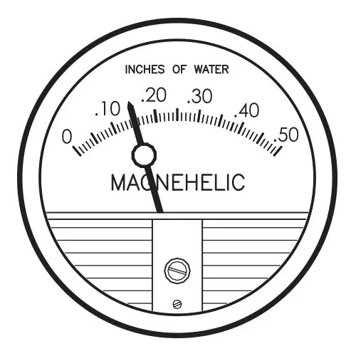 CleanPro® Magnehelic Gauge, 0.5"