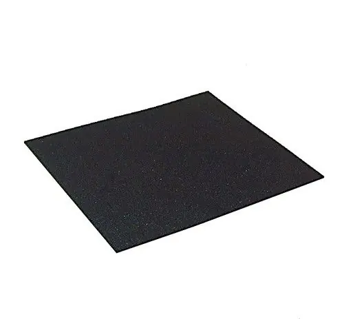 SDFM3740-25 Shelf Liner/Tote Pad Grade Dissipative Crosslink Foam, Black, 37.5" x 40" x 0.25" (Case of 8)