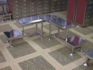 Palbam Electropolished Stainless Steel Gowning Bench Corner Connector