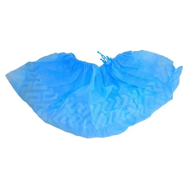 CleanPro® 7FWT-80CS Heavy-Duty Polypropylene Fabric Shoe Cover Dispenser Refill with Tread, Blue