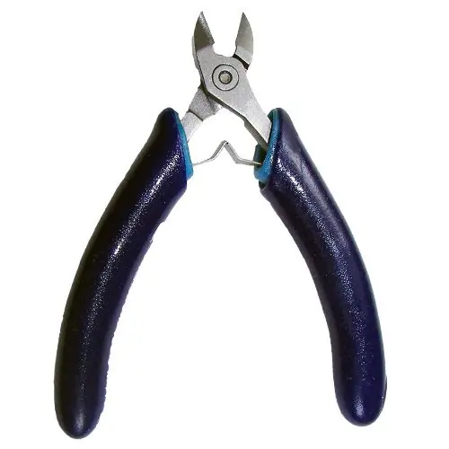 Swanstrom M411 General Purpose Medical-Grade Small Oval Head Diagonal Full-Flush Non-Carbide Cutter with Traditional Handles, 4.80" OAL
