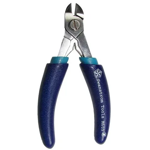 Swanstrom M609 Medical-Grade Short Large Oval Head Diagonal Semi-Flush Non-Carbide Bullnose Cutter with Traditional Handles, 5.20" OAL