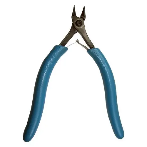 Swanstrom S121E Medical-Grade Short Tapered & Relieved Head Diagonal Super Flush Carbon Alloy Steel Cutter with Ergonomic Handles, 5.65" OAL