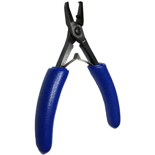 Swanstrom S202 Ultra Fine Long Head Shear 1.0mm Stand-Off Cutter with SoftTouch™ Handles, 5.07" OAL