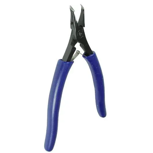 Swanstrom S215E Medical-Grade Sub-Mini, Long 45° Head Semi-Flush End Cutter with Ergonomic Handles, 5.84" OAL